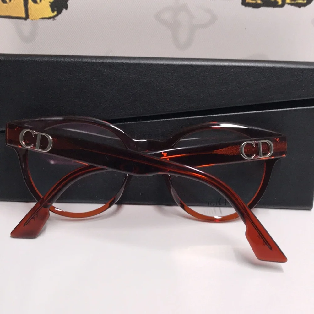 New Authentic Dior CD3 086 51 Ladies Aviator/Pilot Eyeglass Frames – Tortoise